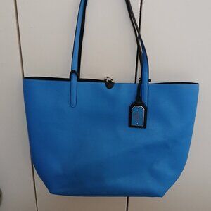 Lauren Ralph Lauren Blue Tote Bag